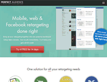 Tablet Screenshot of perfectaudience.com